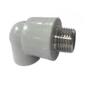 Azeeta PPR Male Threaded 90° Elbow with Metal Insert Fitting