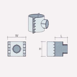 Besstem RWDP UPVC Fitting Clamp Saddle