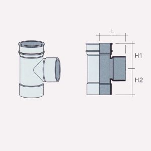 Besstem RWDP UPVC Fitting Equal Tee