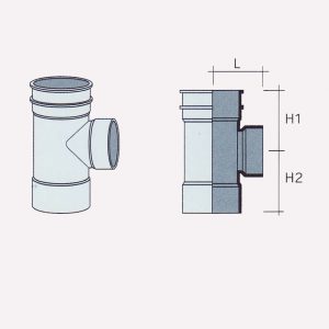 Besstem RWDP UPVC Fitting Reducer Tee