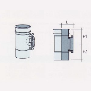Besstem RWDP UPVC Fitting Access Pipe