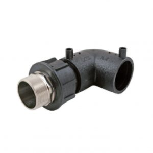 FUIS Electrofusion Male Adaptor C/W Elbow HDPE Fitting
