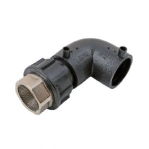 FUIS Electrofusion Female Adaptor C/W Elbow HDPE Fitting