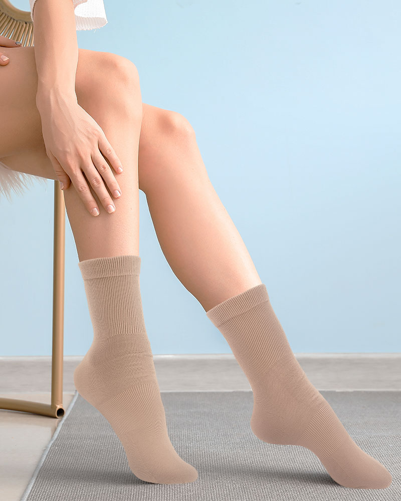 aulora socks (Soft Beige)