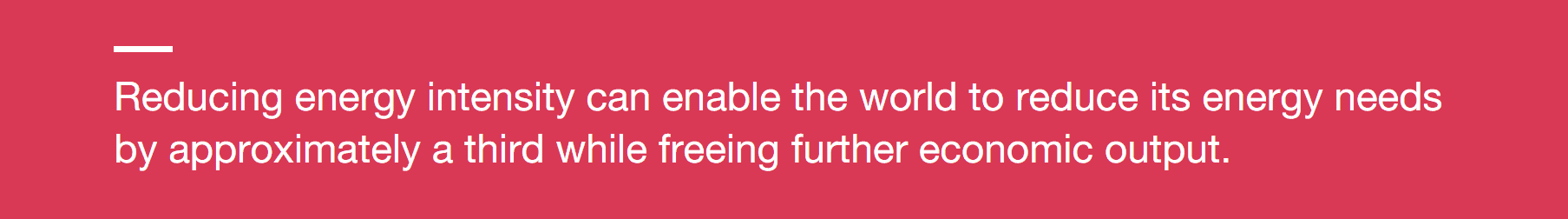 Transforming Energy Demand 2