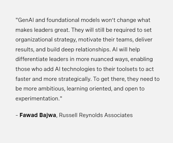 What leaders do with AI 9 What leaders do with AI 9